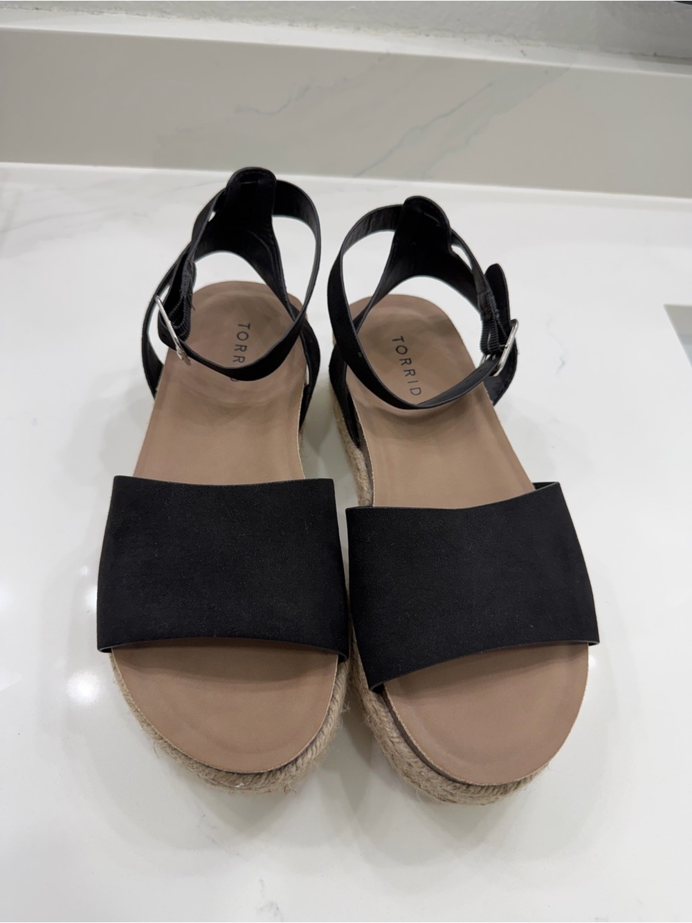 TORRID Black Platform Sandals